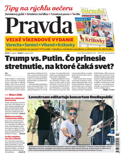 E-magazín Denník Pravda 15. 8. 2025 - OUR MEDIA SR a. s.