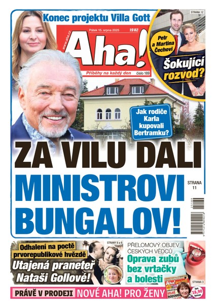 E-magazín AHA! - 15.8.2025 - CZECH NEWS CENTER a. s.