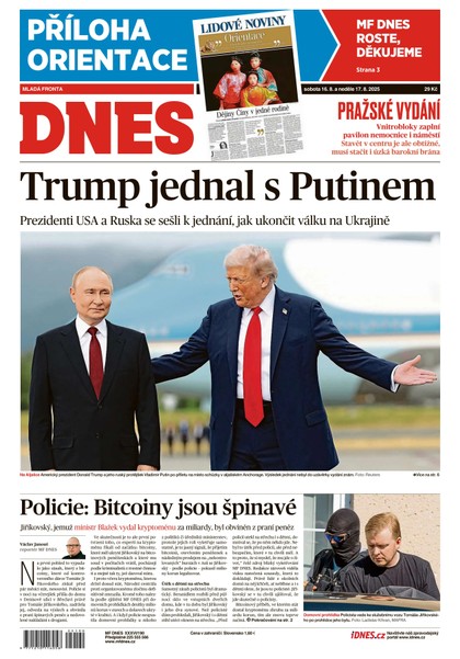 E-magazín MF DNES - 16.08.2025 - MAFRA, a.s.