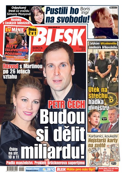 E-magazín Blesk - 16.08.2025 - CZECH NEWS CENTER a. s.