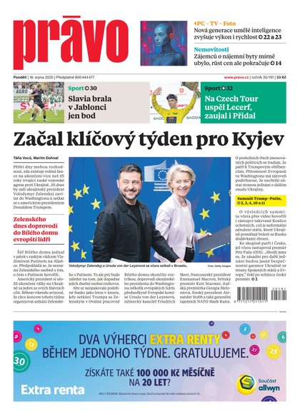 E-magazín Deník Právo - 18.8.2025 - Borgis, a.s.