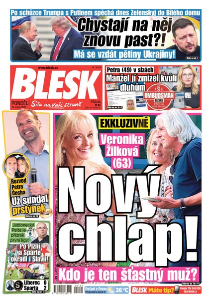E-magazín Blesk - 18.08.2025 - CZECH NEWS CENTER a. s.