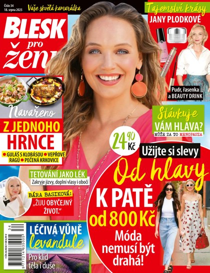 E-magazín BLESK PRO ŽENY - 34/2025 - CZECH NEWS CENTER a. s.
