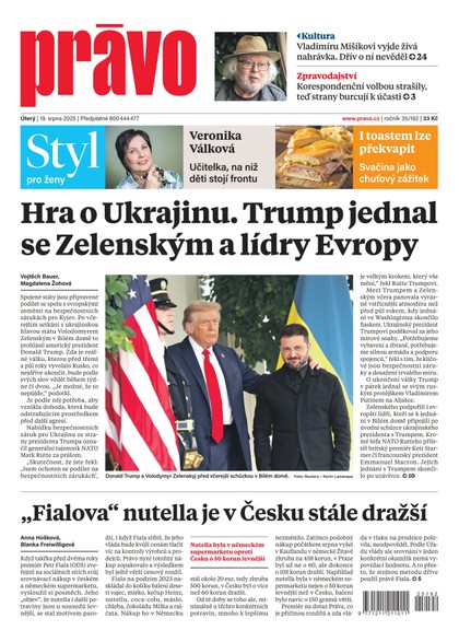 E-magazín Deník Právo - 19.8.2025 - Borgis, a.s.