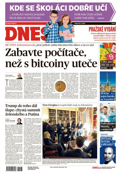 E-magazín MF DNES - 20.08.2025 - MAFRA, a.s.