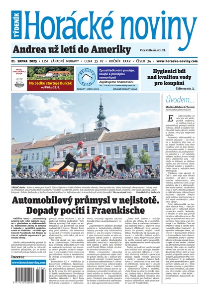 E-magazín Horácké noviny 34/2025 - Horácké noviny