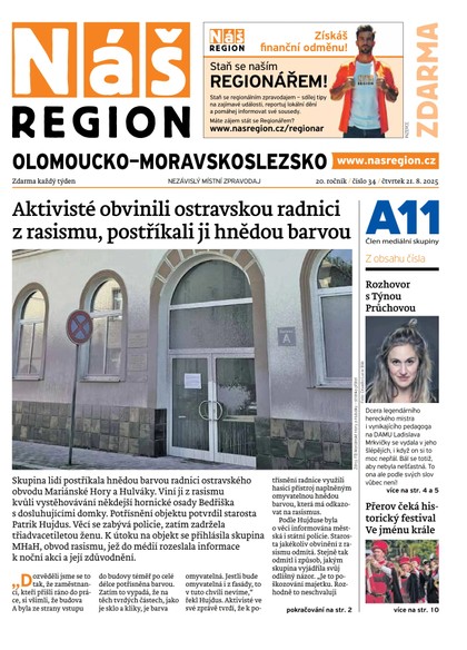E-magazín Náš Region - Olomoucko/Moravskoslezsko 34/2025 - A 11 s.r.o.