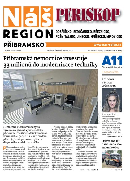 E-magazín Náš Region - Příbramsko 34/2025 - A 11 s.r.o.