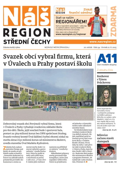 E-magazín Náš Region - Střední Čechy 34/2025 - A 11 s.r.o.