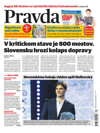 E-magazín Denník Pravda 21. 8. 2025 - OUR MEDIA SR a. s.