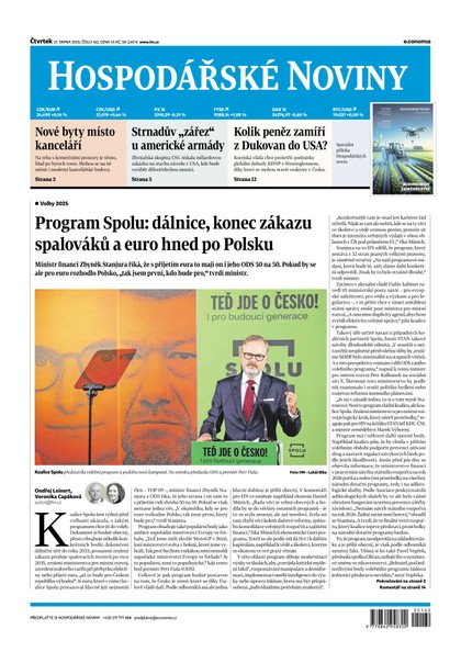 E-magazín HN 162 - 21.8.2025 - Economia, a.s.