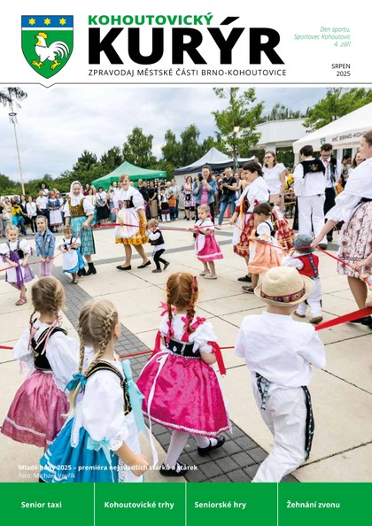 E-magazín Kohoutovický Kurýr 08/2025 - Městská část Brno Kohoutovice