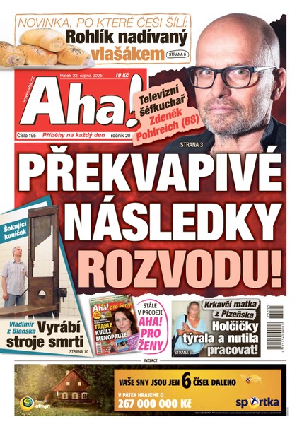 E-magazín AHA! - 22.08.2025 - CZECH NEWS CENTER a. s.