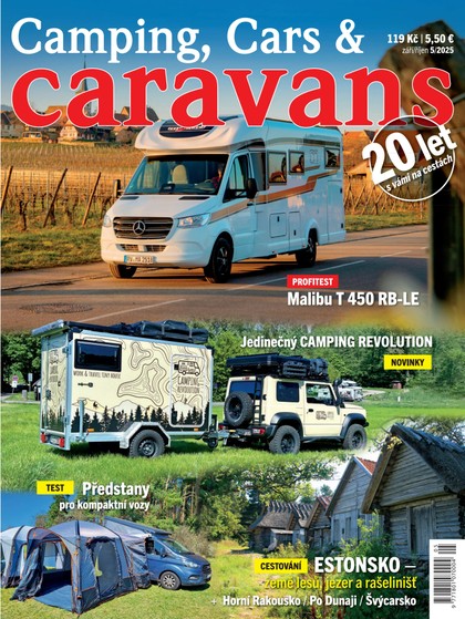 E-magazín Camping, Cars & Caravans 5/2025 - EEZY Publishing