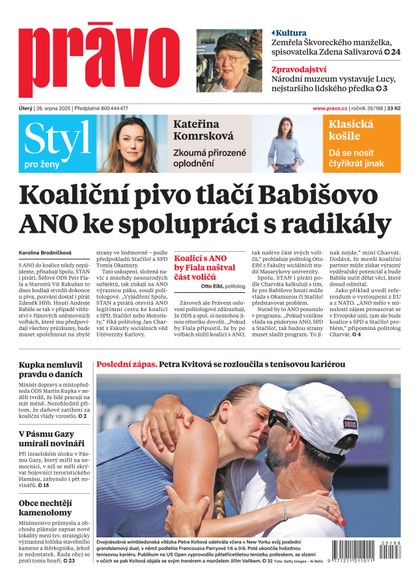 E-magazín Deník Právo - 26.8.2025 - Borgis, a.s.