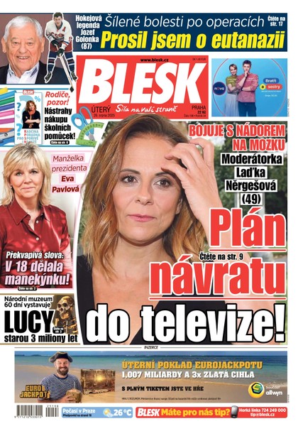 E-magazín Blesk - 26.08.2025 - CZECH NEWS CENTER a. s.