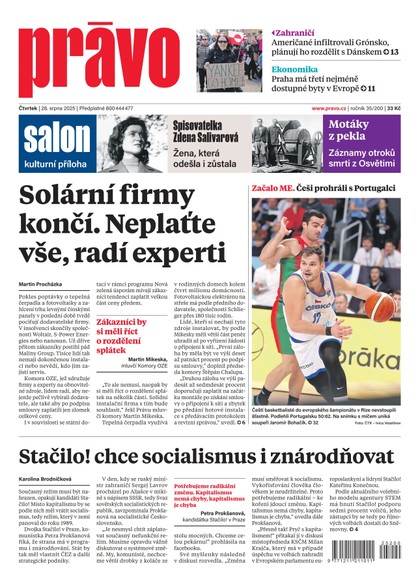 E-magazín Deník Právo - 28.8.2025 - Borgis, a.s.