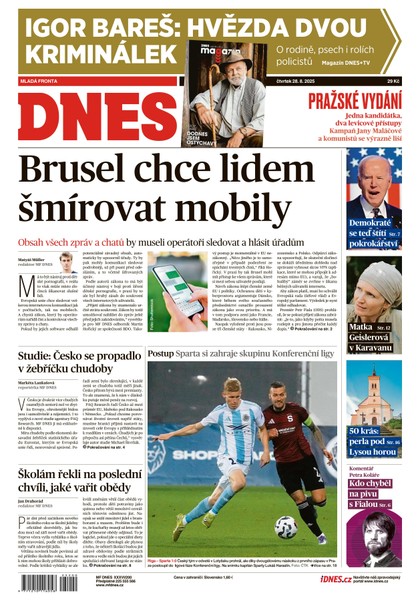 E-magazín MF DNES - 28.08.2025 - MAFRA, a.s.
