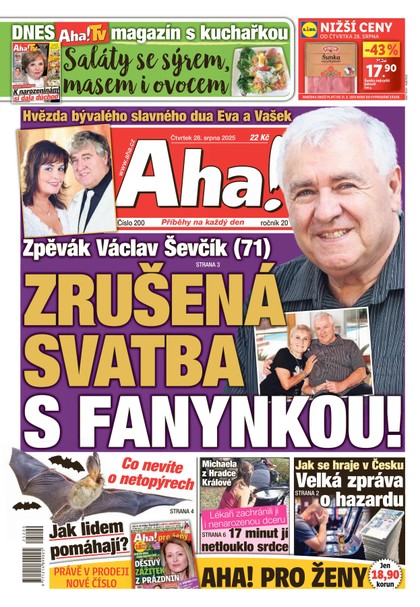 E-magazín AHA! - 28.08.2025 - CZECH NEWS CENTER a. s.