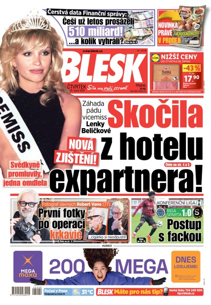 E-magazín Blesk - 28.08.2025 - CZECH NEWS CENTER a. s.