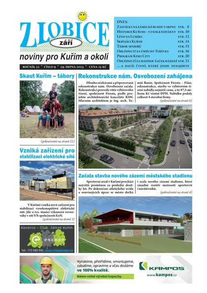 E-magazín Zlobice noviny pro Kuřim a okolí 9/2025 - Noviny Zlobice