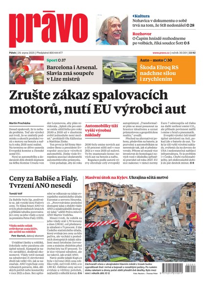 E-magazín Deník Právo - 29.8.2025 - Borgis, a.s.