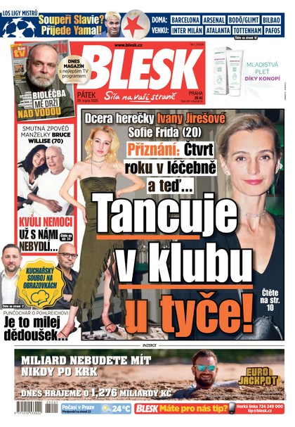 E-magazín Blesk - 29.08.2025 - CZECH NEWS CENTER a. s.