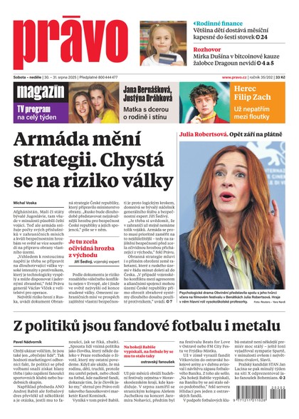 E-magazín Deník Právo - 30.8.2025 - Borgis, a.s.