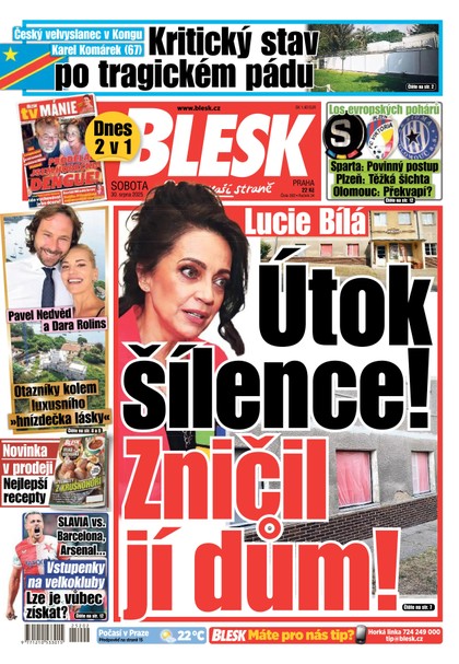 E-magazín Blesk - 30.08.2025 - CZECH NEWS CENTER a. s.