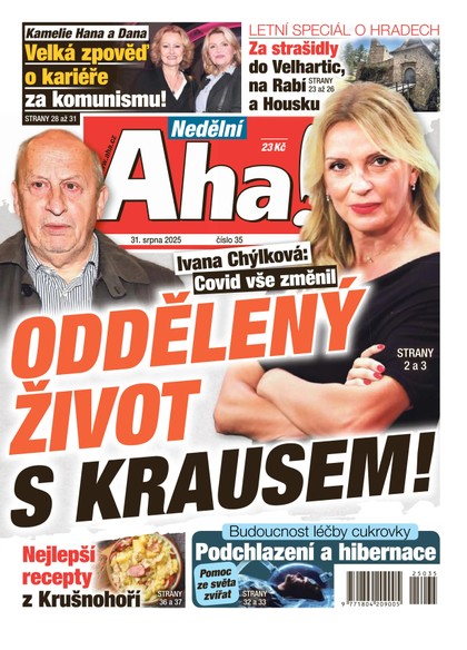 E-magazín NEDĚLNÍ AHA! - 31.08.2025 - CZECH NEWS CENTER a. s.