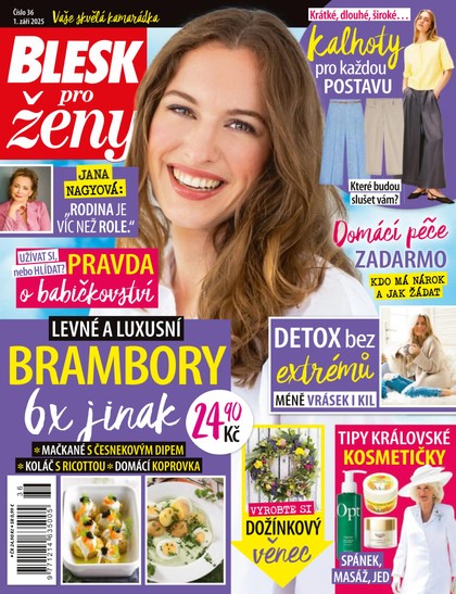 E-magazín BLESK PRO ŽENY - 36/2025 - CZECH NEWS CENTER a. s.