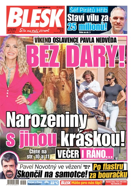 E-magazín Blesk - 02.09.2025 - CZECH NEWS CENTER a. s.