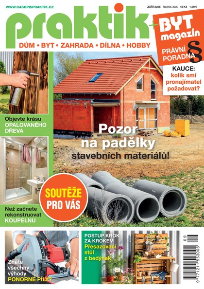E-magazín PRAKTIK & příloha Byt magazín 9/2025 - Pražská vydavatelská společnost