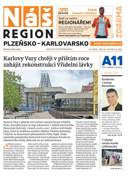 E-magazín Náš Region - Karlovarsko 36/2025 - A 11 s.r.o.
