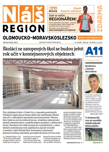 E-magazín Náš Region - Olomoucko/Moravskoslezsko 36/2025 - A 11 s.r.o.