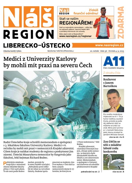 E-magazín Náš Region - Ústecko 36/2025 - A 11 s.r.o.