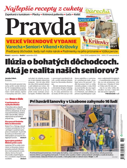 E-magazín Denník Pravda 5. 9. 2025 - OUR MEDIA SR a. s.