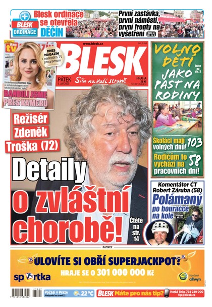 E-magazín Blesk - 05.09.2025 - CZECH NEWS CENTER a. s.
