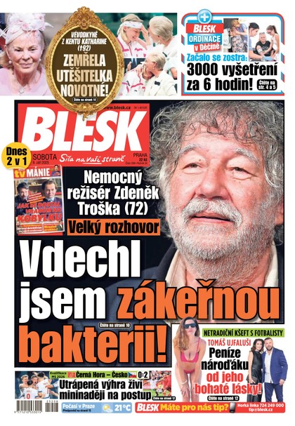 E-magazín Blesk - 06.09.2025 - CZECH NEWS CENTER a. s.