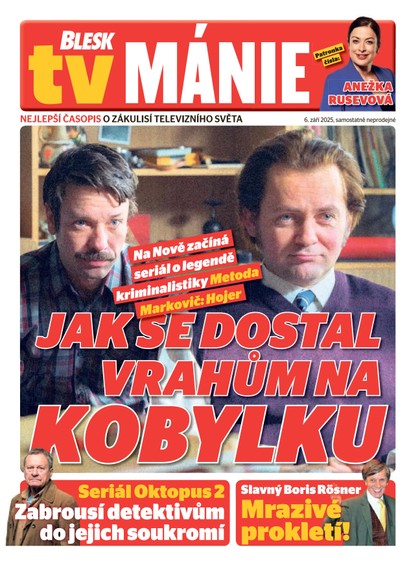 E-magazín Blesk Tv manie - 06.09.2025 - CZECH NEWS CENTER a. s.