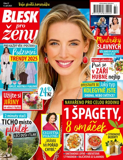 E-magazín BLESK PRO ŽENY - 37/2025 - CZECH NEWS CENTER a. s.
