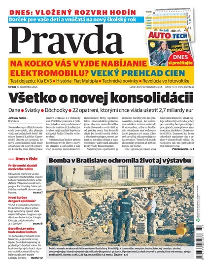 E-magazín Denník Pravda 10. 9. 2025 - OUR MEDIA SR a. s.