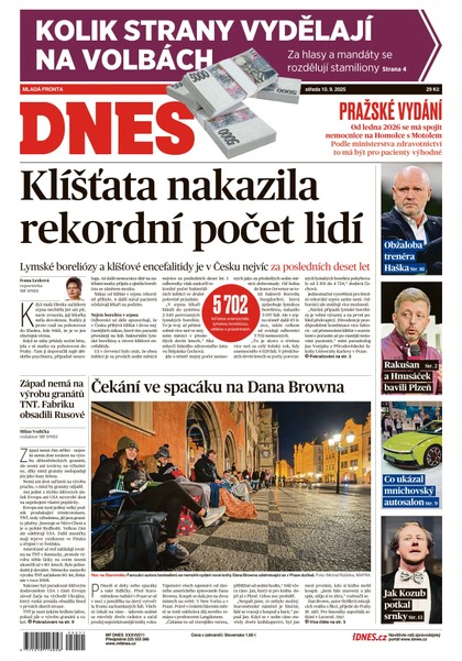 E-magazín MF DNES - 10.09.2025 - MAFRA, a.s.