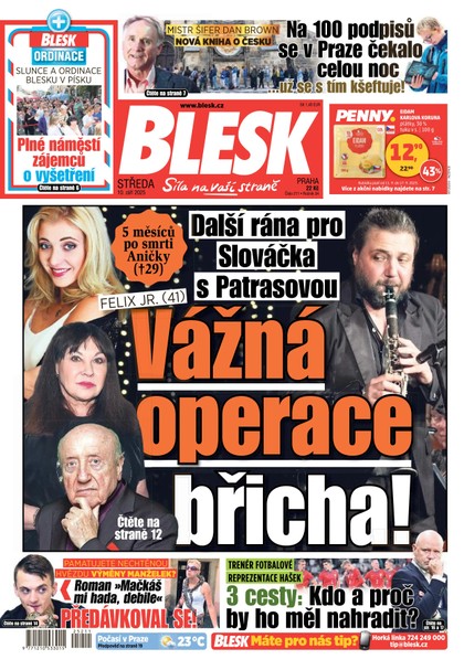 E-magazín Blesk - 10.09.2025 - CZECH NEWS CENTER a. s.