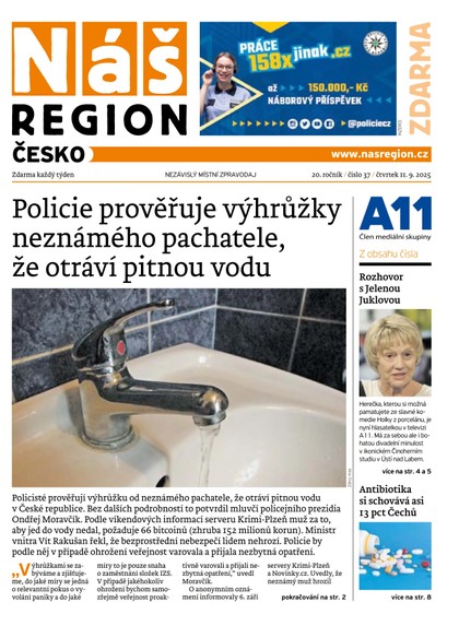 E-magazín Náš Region - Česko 37/2025 - A 11 s.r.o.