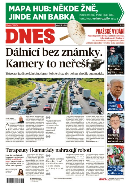 E-magazín MF DNES - 12.09.2025 - MAFRA, a.s.