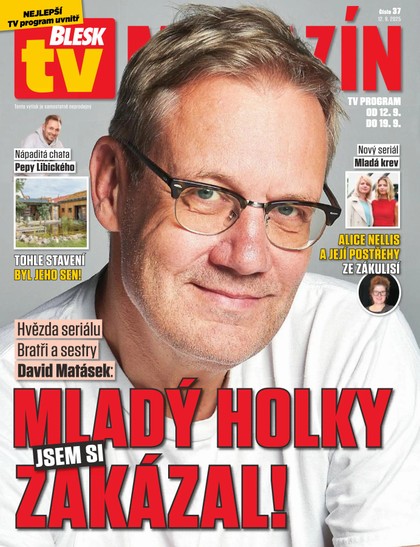 E-magazín Blesk Tv magazín - 12.09.2025 - CZECH NEWS CENTER a. s.