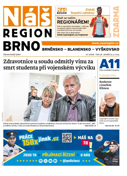 E-magazín Náš Region - Brno 38/2025 - A 11 s.r.o.
