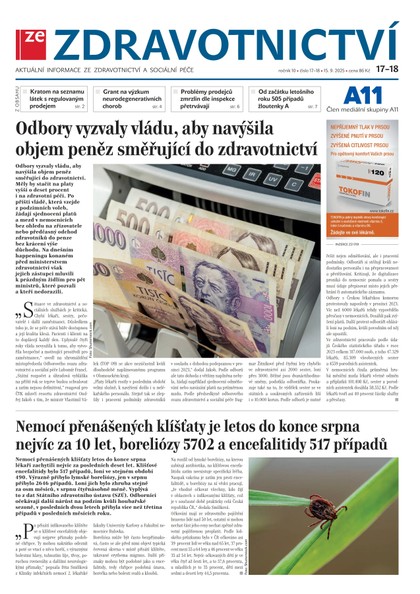 E-magazín Ze Zdravotnictví 17-18/2025 - A 11 s.r.o.