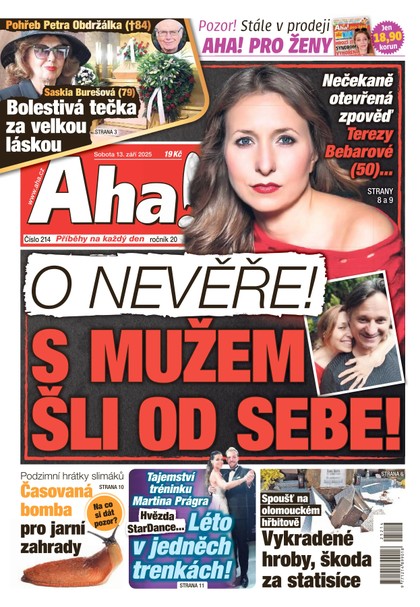 E-magazín AHA! - 13.09.2025 - CZECH NEWS CENTER a. s.